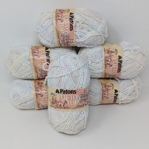 Patons Cotton Top Yarn Bundle 6 Skeins Great Britain 6400 Discontinued